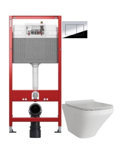 Комплект подвесной унитаз Grossman GR-4440S + система инсталляции Tece 9400412