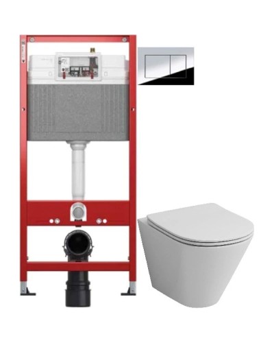 Комплект подвесной унитаз Grossman GR-4477S + система инсталляции Tece 9400412