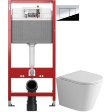 Комплект подвесной унитаз Grossman GR-4478SQ + система инсталляции Tece 9400412