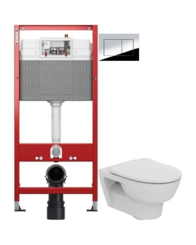 Комплект подвесной унитаз Ideal Standard Esedra T365701 + система инсталляции Tece 9400412