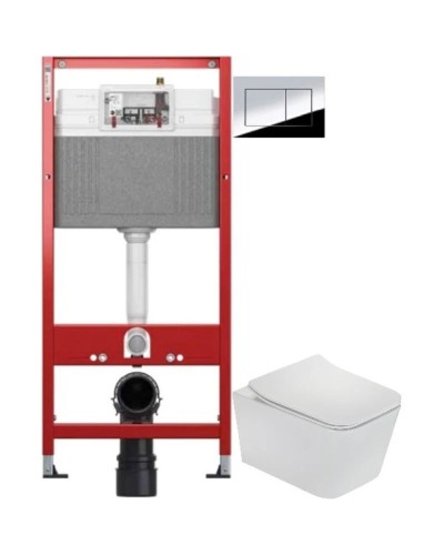 Комплект подвесной унитаз Teka Formentera 11.732.00.00 + система инсталляции Tece 9400412