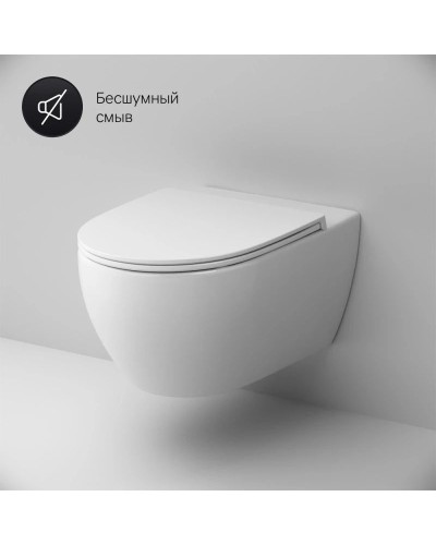 Комплект подвесной унитаз Am.Pm Awe C111700SC + система инсталляции Tece 9400412