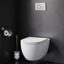 Комплект подвесной унитаз Am.Pm Awe C111700SC + система инсталляции Tece 9400412