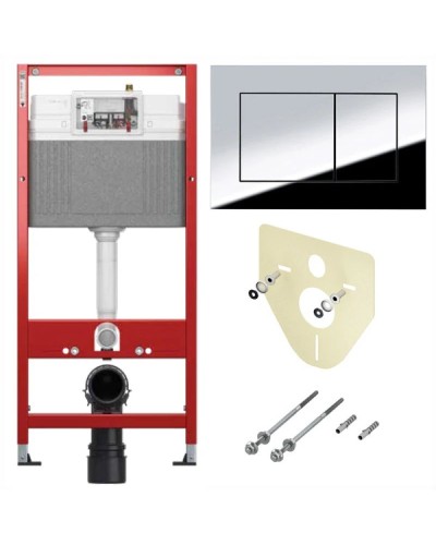 Комплект подвесной унитаз Duravit Architec 45720900A1 + система инсталляции Tece 9400412