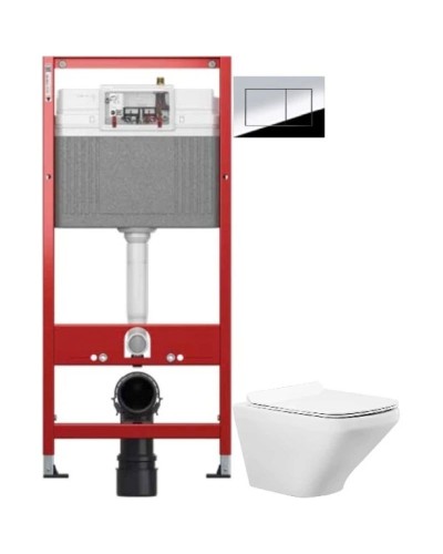 Комплект подвесной унитаз Vincea Neo-M VT1-17 + система инсталляции Tece 9400412