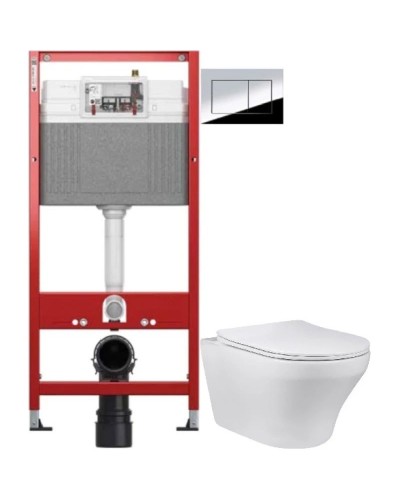 Комплект подвесной унитаз Vincea Edge-M VT1-37 + система инсталляции Tece 9400412