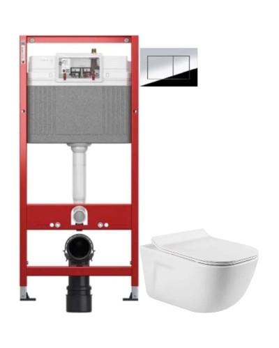 Комплект подвесной унитаз Vincea Idea VT1-33 + система инсталляции Tece 9400412