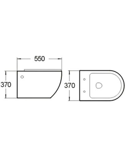 Комплект подвесной унитаз SantiLine SL-5002 + система инсталляции Tece 9400412