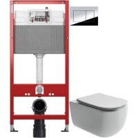 Комплект подвесной унитаз Ceramica Nova Noel CN3013 + система инсталляции Tece 9400412