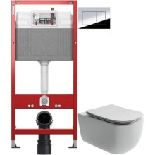 Комплект подвесной унитаз Ceramica Nova Noel CN3013 + система инсталляции Tece 9400412