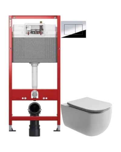 Комплект подвесной унитаз Ceramica Nova Noel CN3013 + система инсталляции Tece 9400412