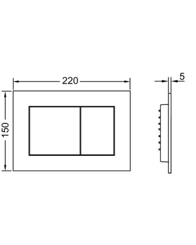 Комплект подвесной унитаз Jacob Delafon Struktura EDE102-00 + E20606-WTE + система инсталляции Tece 9400412