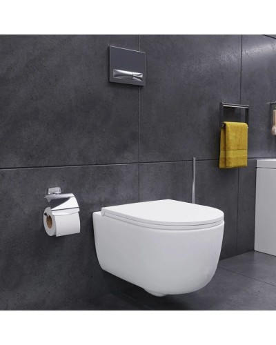 Комплект подвесной унитаз Damixa Sirius DX86C1700SC + система инсталляции Tece 9400412