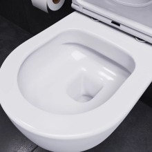 Комплект подвесной унитаз Damixa Sirius DX86C1700SC + система инсталляции Tece 9400412