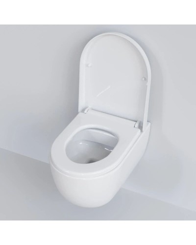 Комплект подвесной унитаз Ambassador Abner 103T20001R-102T20001 + система инсталляции Tece 9400412