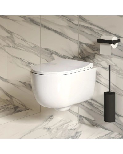 Комплект подвесной унитаз Ambassador Abner 103T20001R-102T20001S + система инсталляции Tece 9400412