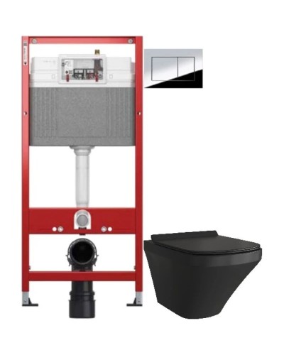 Комплект подвесной унитаз Grossman GR-4440BMS + система инсталляции Tece 9400412