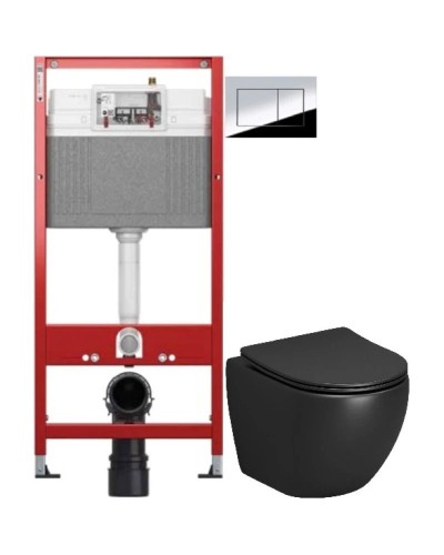 Комплект подвесной унитаз Grossman GR-4455BMS + система инсталляции Tece 9400412