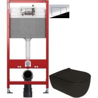 Комплект подвесной унитаз Bien Vokha MDKA052N1VP0B7000 + система инсталляции Tece 9400412