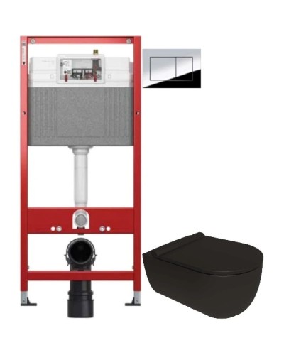 Комплект подвесной унитаз Bien Vokha MDKA052N1VP0B7000 + система инсталляции Tece 9400412