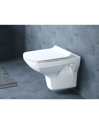 Комплект подвесной унитаз Cersanit Carina MZ-CARINA-XL-COn-S-DL-E + система инсталляции Tece 9400413