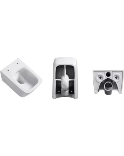 Комплект подвесной унитаз Bogner BR-2041 + система инсталляции Tece 9400413