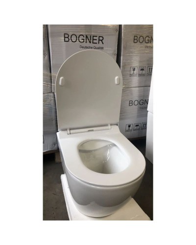 Комплект подвесной унитаз Bogner BR-4477 + система инсталляции Tece 9400413