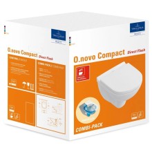 Комплект подвесной унитаз Villeroy & Boch O.Novo 5688HR01 + система инсталляции Tece 9400413