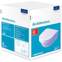 Комплект подвесной унитаз Villeroy & Boch Omnia Architectura 5684H101 + система инсталляции Tece 9400413