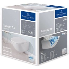Комплект подвесной унитаз Villeroy & Boch Subway 3.0 4670TS01 + система инсталляции Tece 9400413