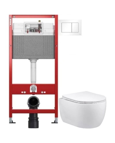 Комплект подвесной унитаз Vincea Evo VT1-34S + система инсталляции Tece 9400413