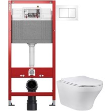 Комплект подвесной унитаз Vincea Edge-M VT1-37 + система инсталляции Tece 9400413