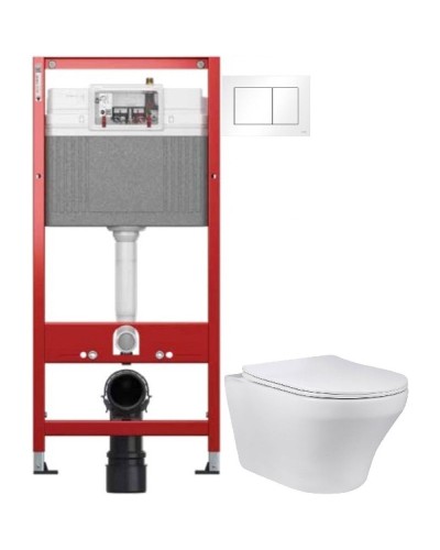 Комплект подвесной унитаз Vincea Edge-M VT1-37 + система инсталляции Tece 9400413