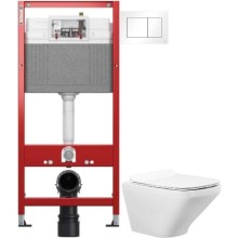 Комплект подвесной унитаз Vincea Neo-M VT1-17 + система инсталляции Tece 9400413