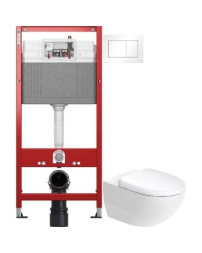 Комплект подвесной унитаз Duravit Architec 45720900A1 + система инсталляции Tece 9400413