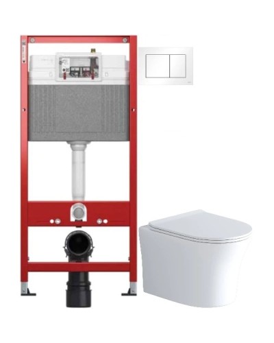 Комплект подвесной унитаз Grossman GR-4475S + система инсталляции Tece 9400413