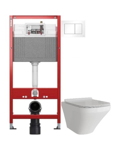 Комплект подвесной унитаз Grossman GR-4440S + система инсталляции Tece 9400413