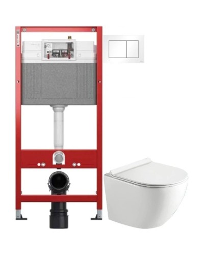 Комплект подвесной унитаз Timo Kulo TK-403 + система инсталляции Tece 9400413