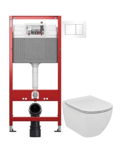 Комплект подвесной унитаз Ideal Standard Tesi T355101 + система инсталляции Tece 9400413