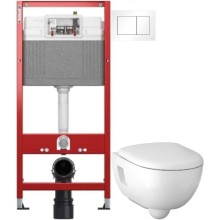 Комплект подвесной унитаз Geberit Renova 500.800.00.1 + система инсталляции Tece 9400413