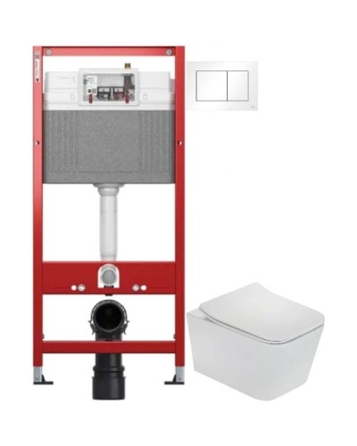 Комплект подвесной унитаз Teka Formentera 11.732.00.00 + система инсталляции Tece 9400413