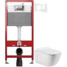 Комплект подвесной унитаз Vincea Idea VT1-33 + система инсталляции Tece 9400413