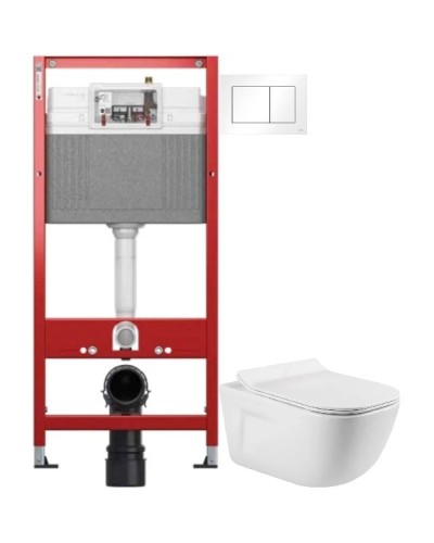 Комплект подвесной унитаз Vincea Idea VT1-33 + система инсталляции Tece 9400413