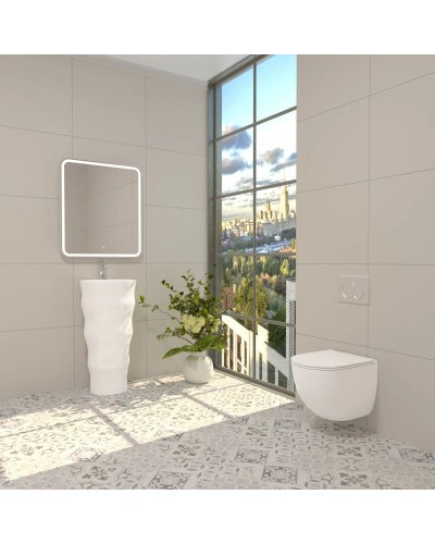 Комплект подвесной унитаз WeltWasser Merzbach 041 GL-WT + система инсталляции Tece 9400413