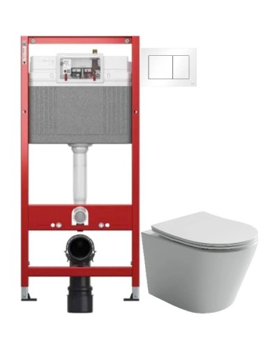 Комплект подвесной унитаз Ceramica Nova Balearica CN6000 + система инсталляции Tece 9400413