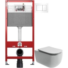 Комплект подвесной унитаз Ceramica Nova Noel CN3013 + система инсталляции Tece 9400413