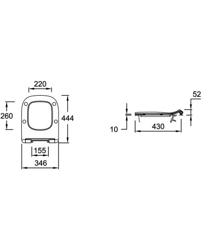 Комплект подвесной унитаз Jacob Delafon Struktura EDE102-00 + E20606-WTE + система инсталляции Tece 9400413