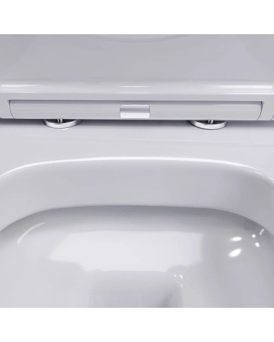 Комплект подвесной унитаз Damixa Sirius DX86C1700SC + система инсталляции Tece 9400413