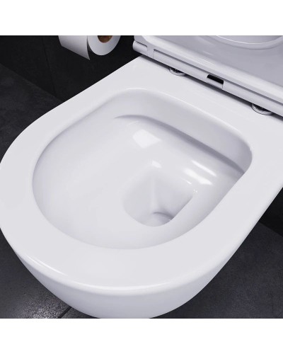 Комплект подвесной унитаз Damixa Sirius DX86C1700SC + система инсталляции Tece 9400413