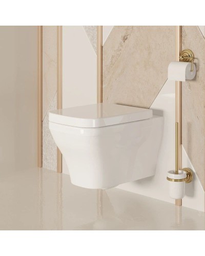 Комплект подвесной унитаз Ambassador Benefit 203T20001R-202T20001 + система инсталляции Tece 9400413